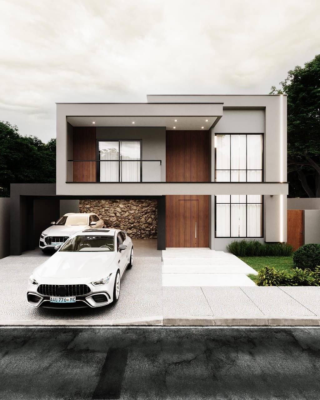 Projecto 10 — edifício residencial de dois pisos